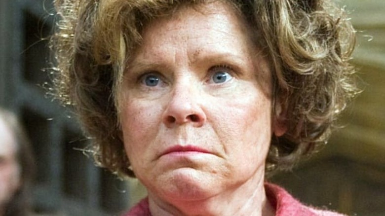 Dolores Umbridge looking frazzled