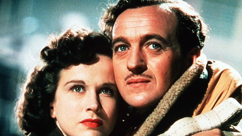 June holding tight to Peter David Carter in A Matter of Life and Death (1946)