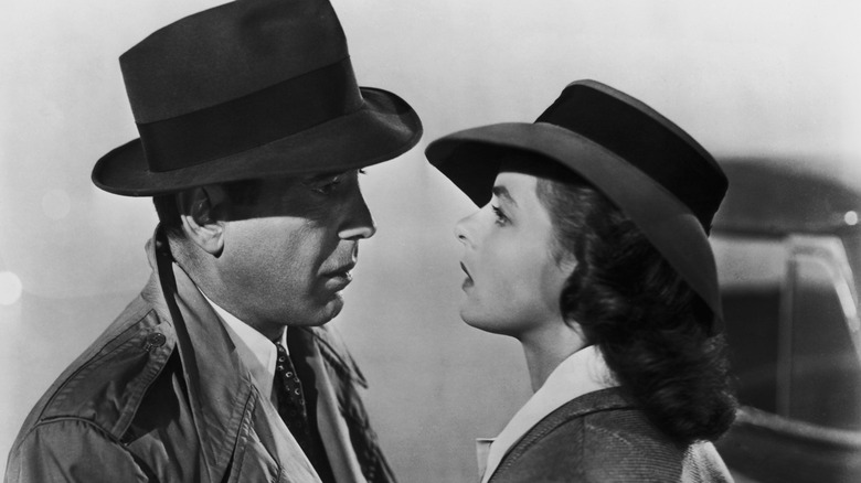 Rick saying goodbye to Ilsa in Casablanca (1942)