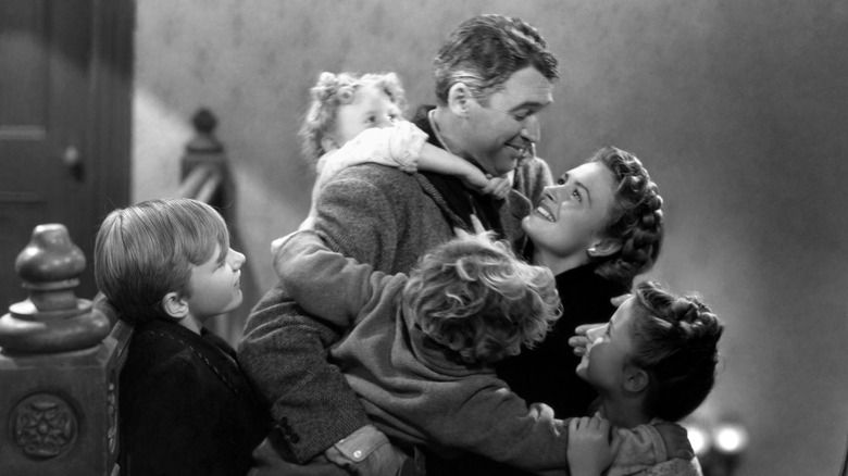 George Bailey reunited with his family in It's a Wonderful Life (1946)