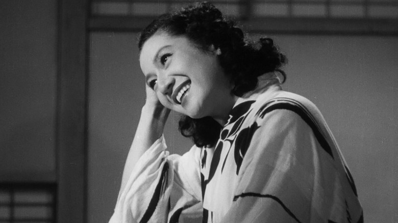 Noriko laughing in Late Spring (1949)