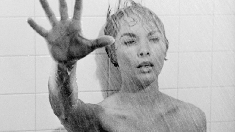 The aftermath of the iconic Psycho shower scene (1960)