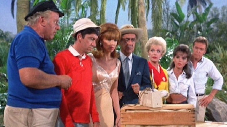Gilligan's Island cast  listens to the radio