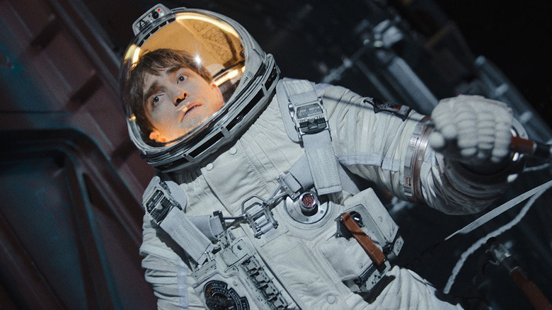 Mickey wearing a space suit in "Mickey 17"