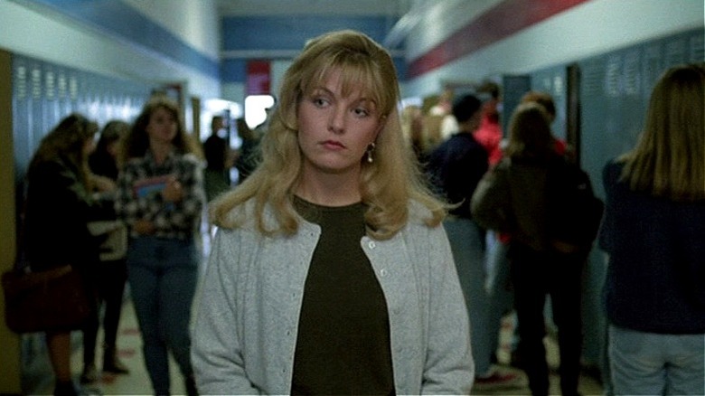 Laura Palmer walking in school hallway in "Twin Peaks: Fire Walk With Me"