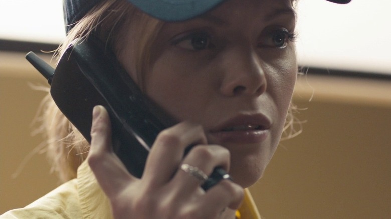 Dreama Walker on phone