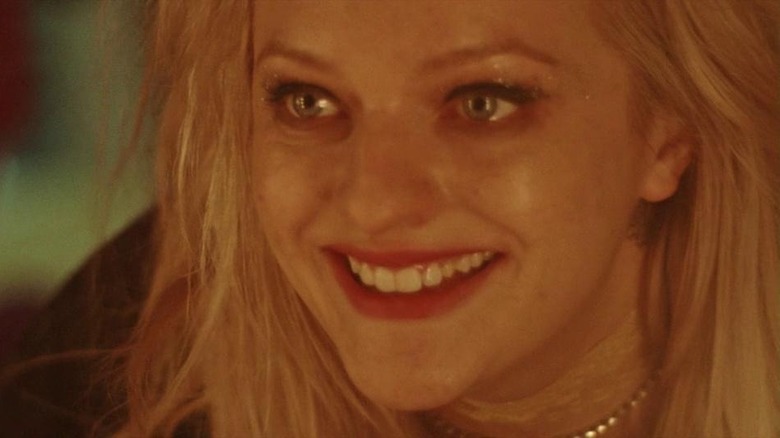 Elisabeth Moss grinning