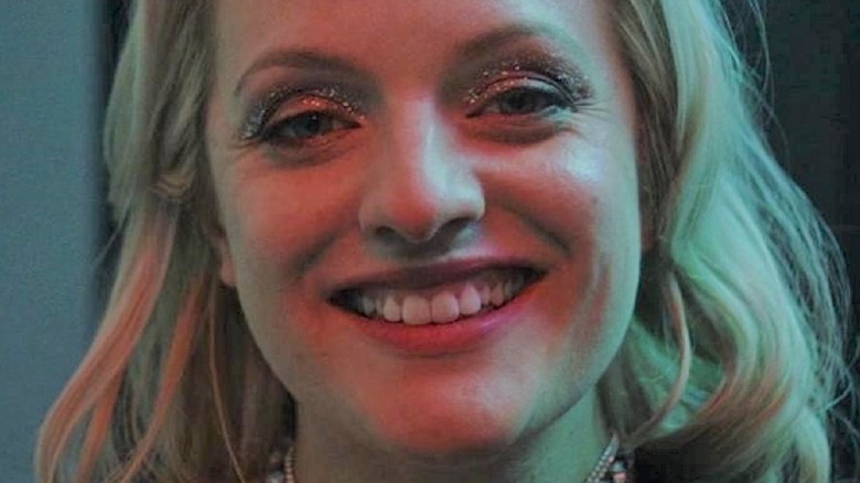 Elisabeth Moss smiles