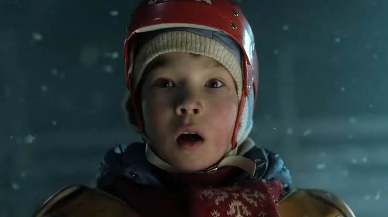 Rare Exports kid shocked
