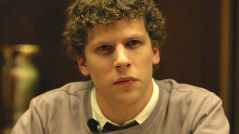 Jesse Eisenberg angry