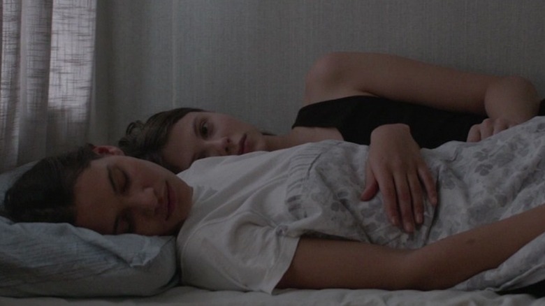 Girls in bed in Thelma