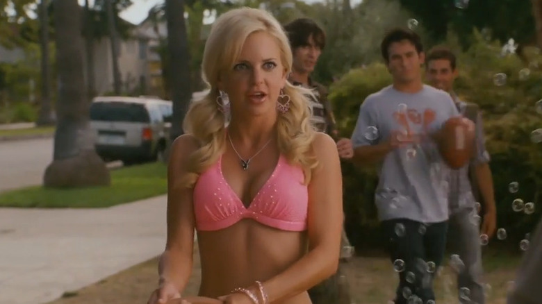 Shelley makes a case for car washing in "The House Bunny" (2008)