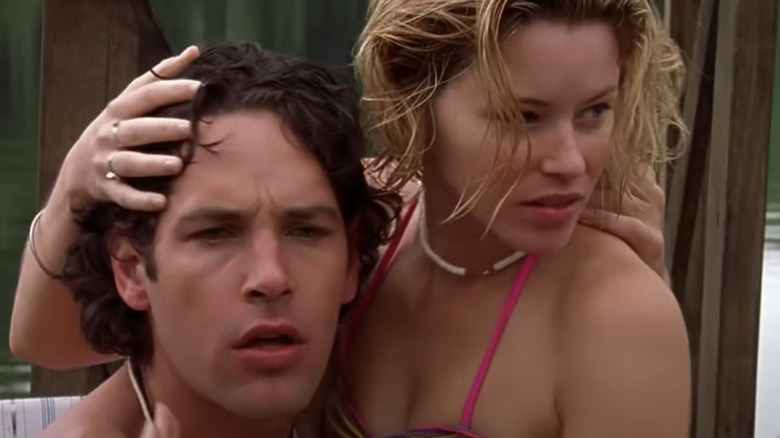 Lindsey sits on Andy's lap in "Wet Hot American Summer" (2001)