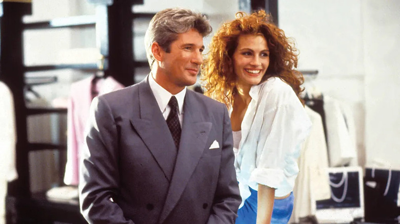 Edward and Vivian shopping together in Pretty Woman