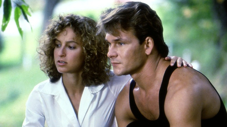 Johnny and Baby embrace in 