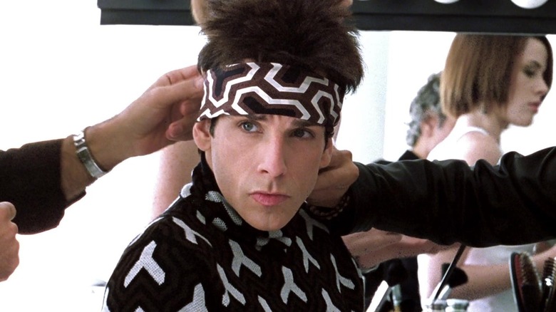 Derek Zoolander pouting in Zoolander
