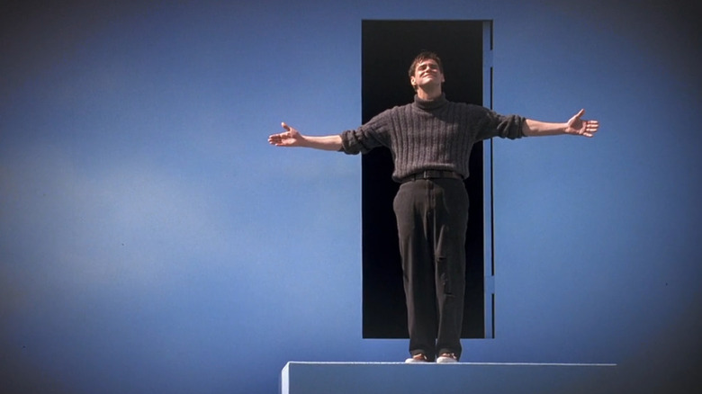 Truman bows before his big exit in "The Truman Show" (1998)
