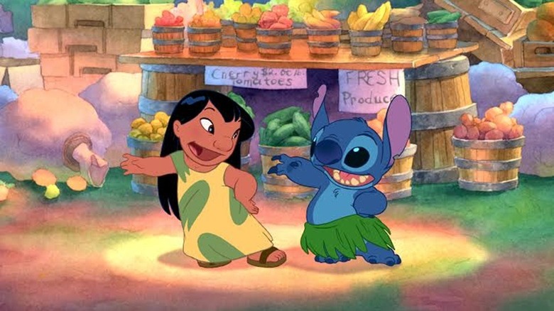 Stitch, Lilo dance in Lilo & Stitch (2002)