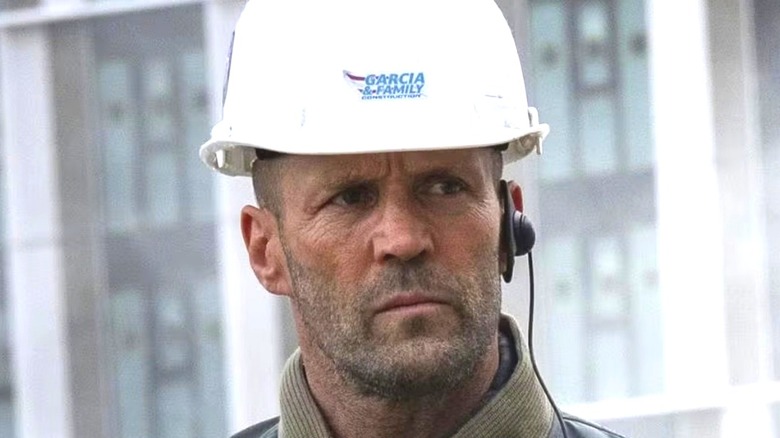 Levon wears a hard hat in 
