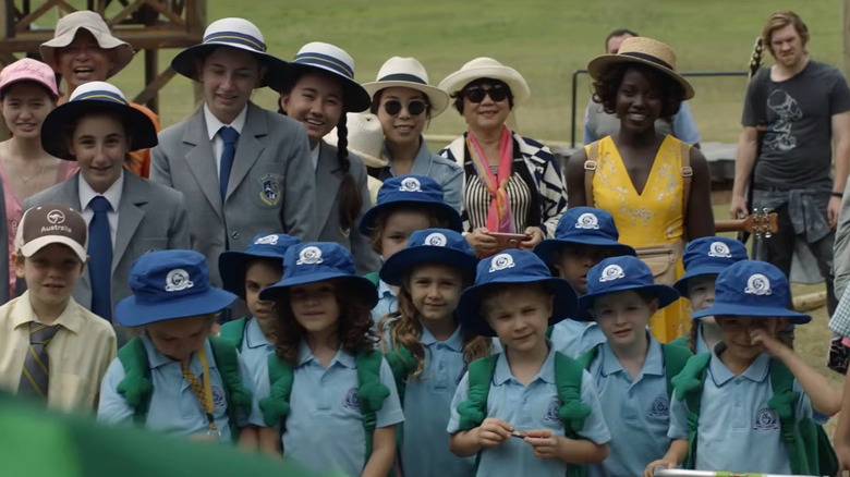 Miss Caroline and her class in "Little Monsters"