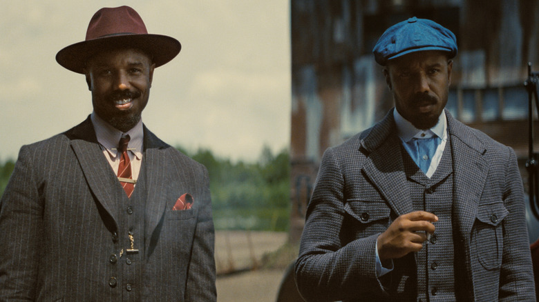 Smoke and Stack standing outside in "Sinners" (2025)