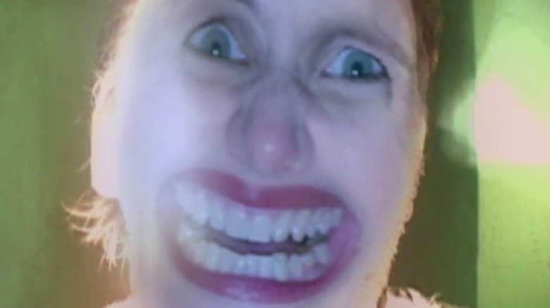 Smiling nightmare creature