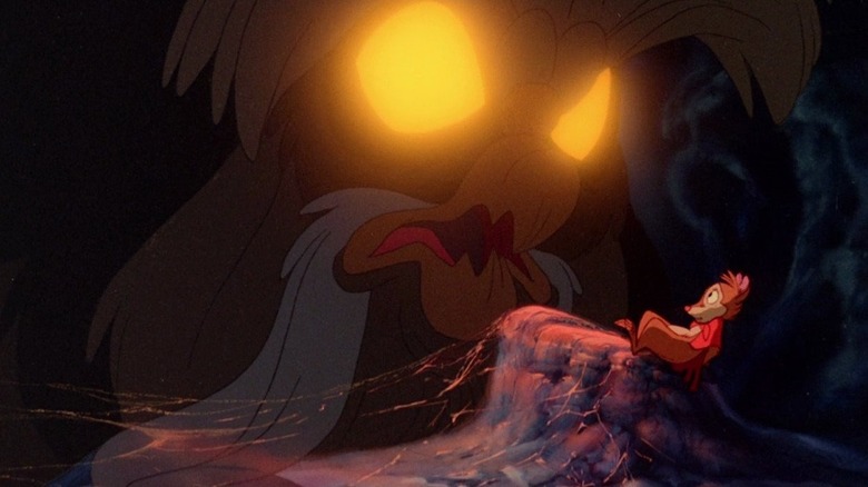 Mrs. Brisby scared