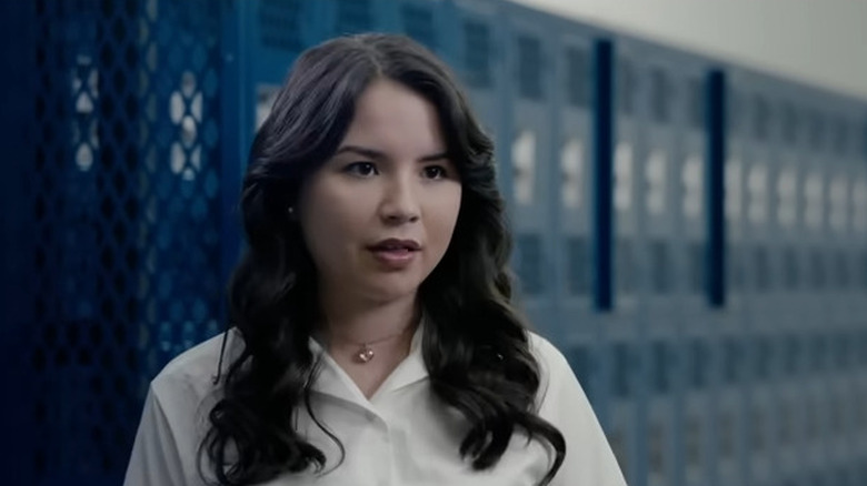 Maya in the locker room in The Hate U Give