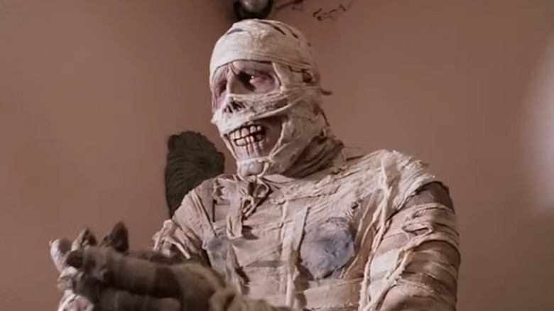 Harold showing his burns in "Under Wraps"