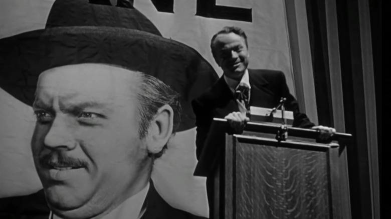 Charles Foster Kane at podium