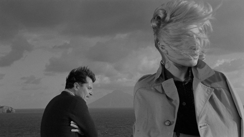Claudia and Sandro in the wind