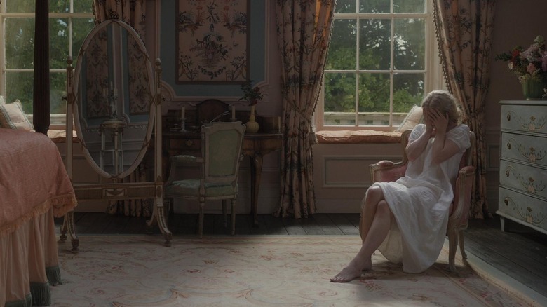 Anya Taylor-Joy as Emma crying in her bedroom in Emma (2020)