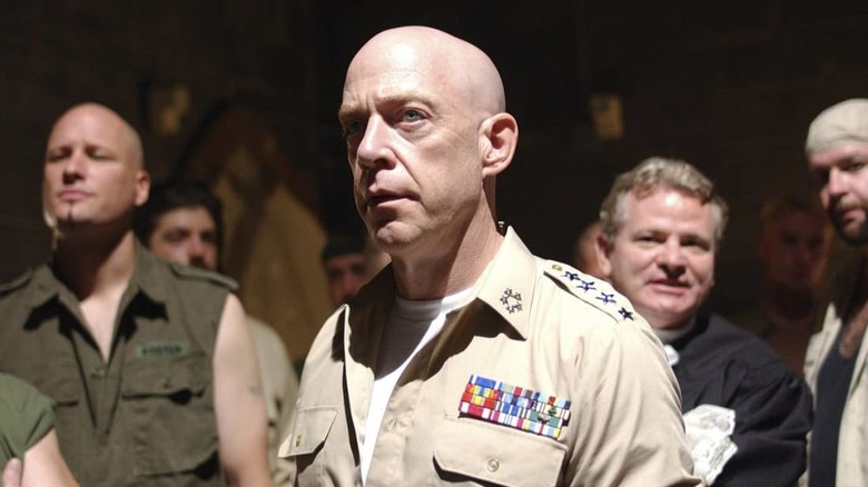 Vern Schillinger scowling in uniform in "Oz"