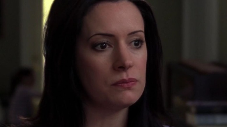 Paula Foster gazing blankly