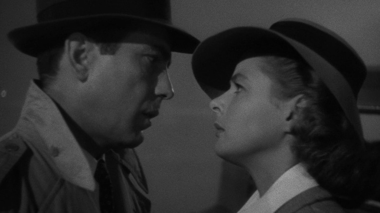 Rick and Ilsa staring into each other's eyes