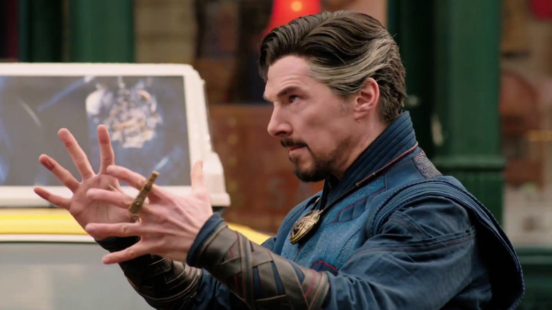 Doctor Strange wearing sling ring