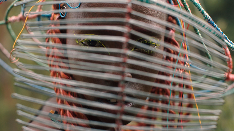 Neptune in headdress