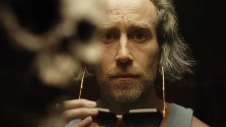 Justin Benson looks at floating skull