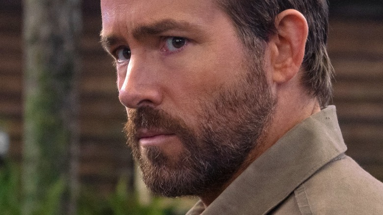 Ryan Reynolds glares in The Adam Project