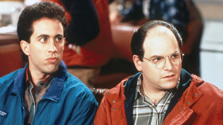 Jerry and George at a diner in "Seinfeld"