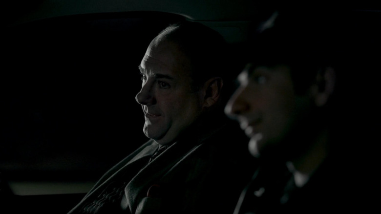 Tony and Christopher in car