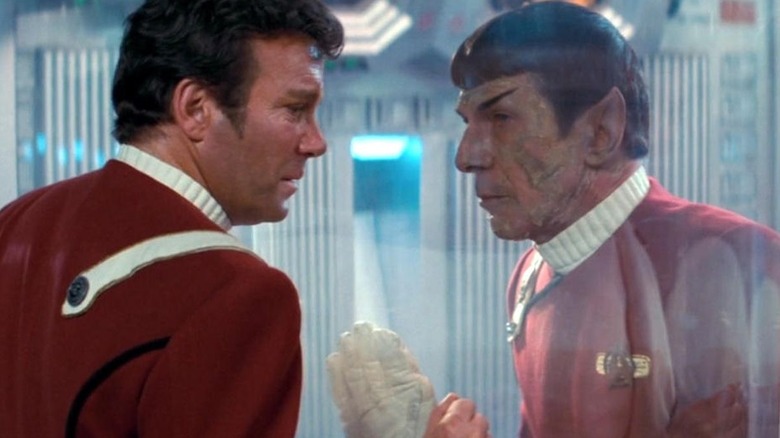 Kirk and Spock in Wrath Of Khan