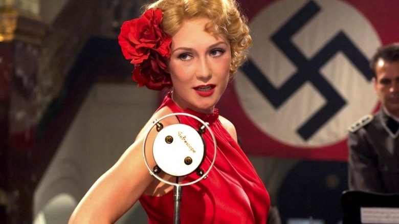 Rachel undercover singing for the Nazi regime in "Black Book" (2006)