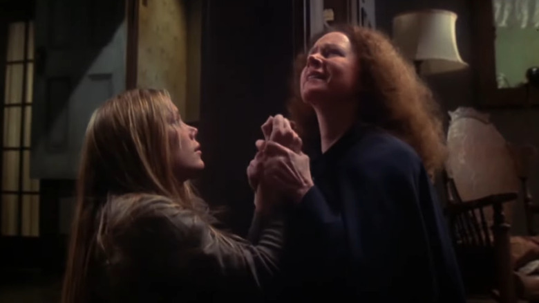 Carrie White struggling with her mother