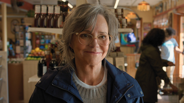 Tova Sullivan smiling in "Remarkably Bright Creatures" (2026)