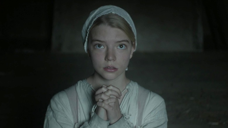 Thomasin praying in "The Witch"