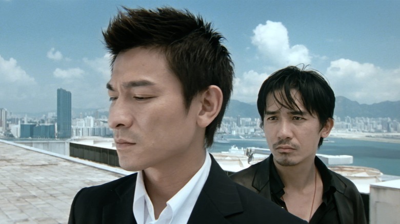 Infernal Affairs rooftop scene