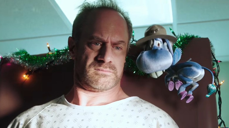Nick Sax looking at Happy the unicorn on "Happy!" (2017-2019)
