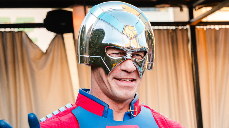 John Cena as Peacemaker smiling