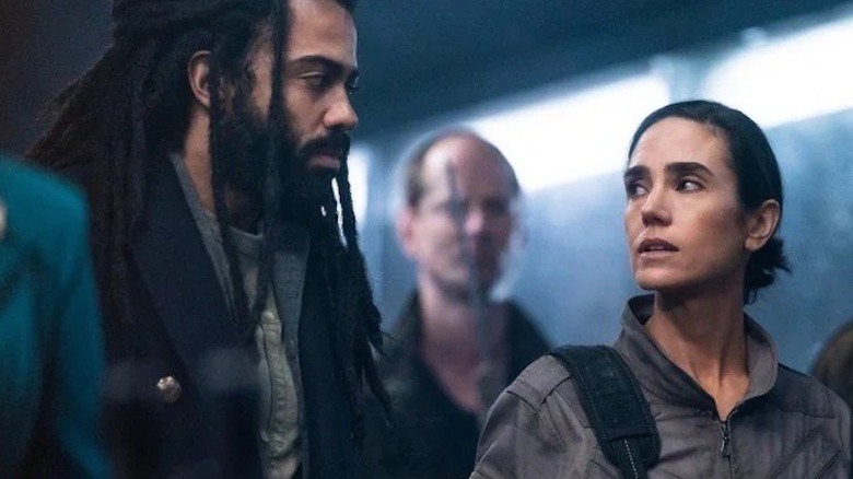 Melanie turns to look at Layton in Snowpiercer (2020-2024)